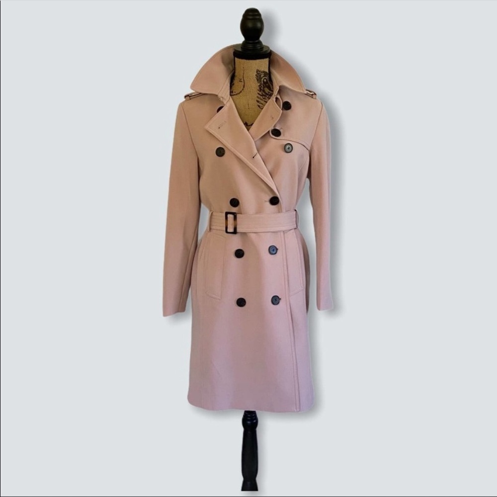 H&M Light Mauve Trench Coat (Women's XXS), Raincoat, Premium Quality